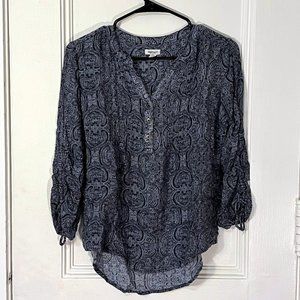 Westport Size Small 3/4 Sleeve Button-Down Shirt